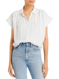 Citizens of Humanity Penny Womens Striped Collared Button-Down Top Shop Premium Outlets at Shop Simon